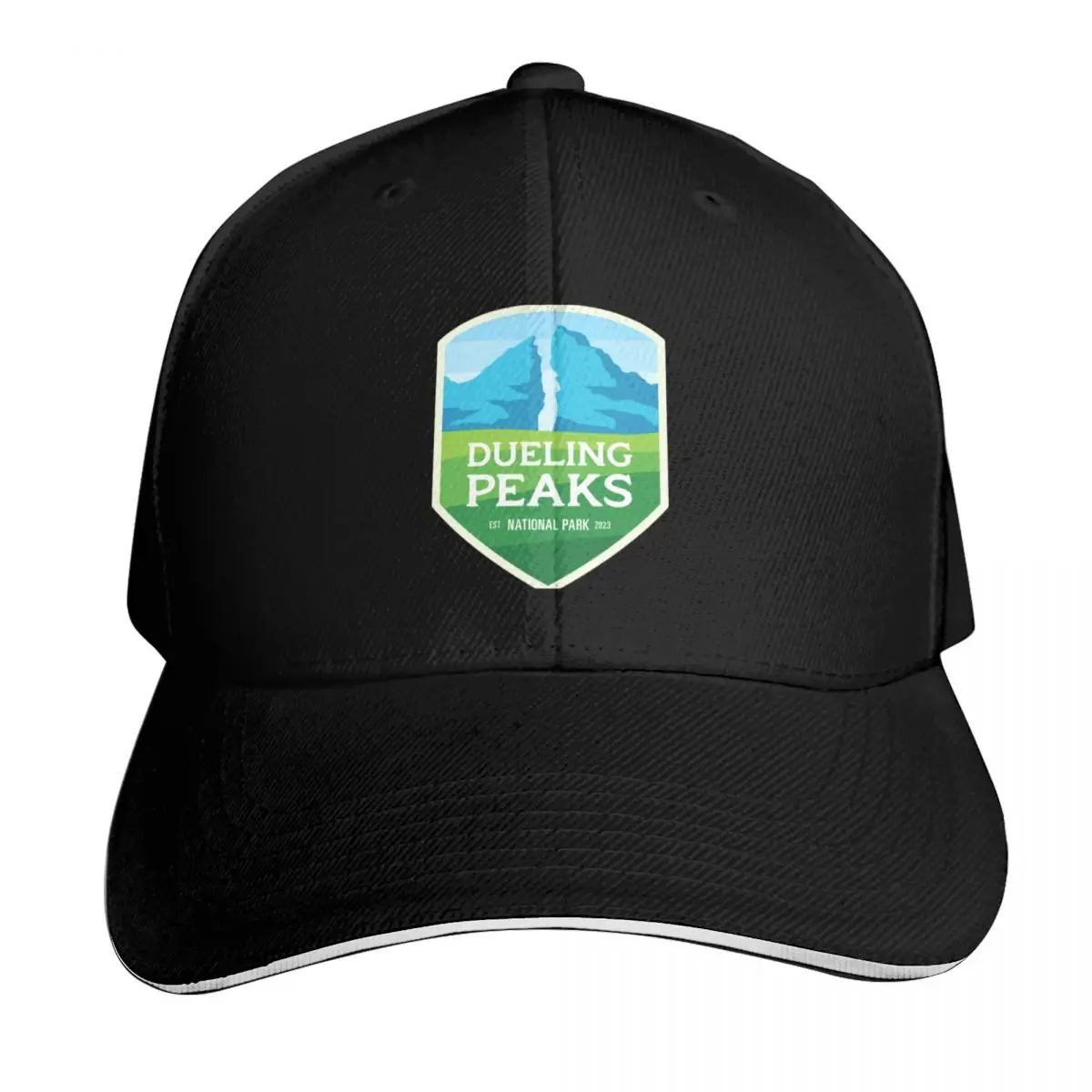 Dueling Peaks National Park Baseball Cap Snapback Flat Bill Strapback Dad Hat Six Panel Structured Crown