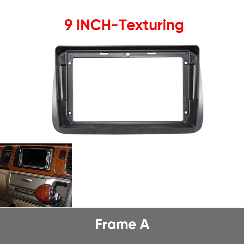 MAMSM 9inch For 2003-2005 HONDA STEPWGN Car Radio Fascia DVD Stereo Panel Mount Installation Multi-Media Frame Bezel Dashboard