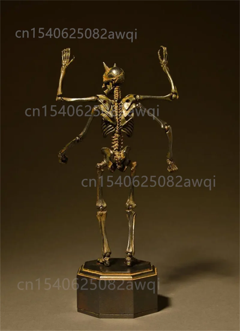 KT-005 Skeleton Takeyashiki Jizai Okimono Gaikotsu Action Figure Hot Selling 15cm Classic KAIYODO Collectable Model Toys Gifts