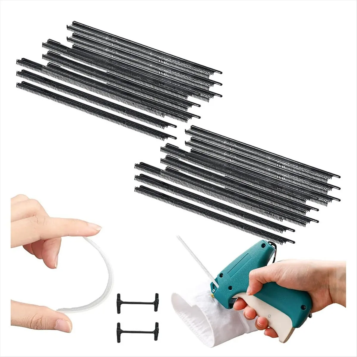 【TODAY-BUY】Micro-Type Tagging Fasteners Kit 0.13In Tag Refills 0.18In Fine Tagging Barb 0.21In Fastener for Tag GunB