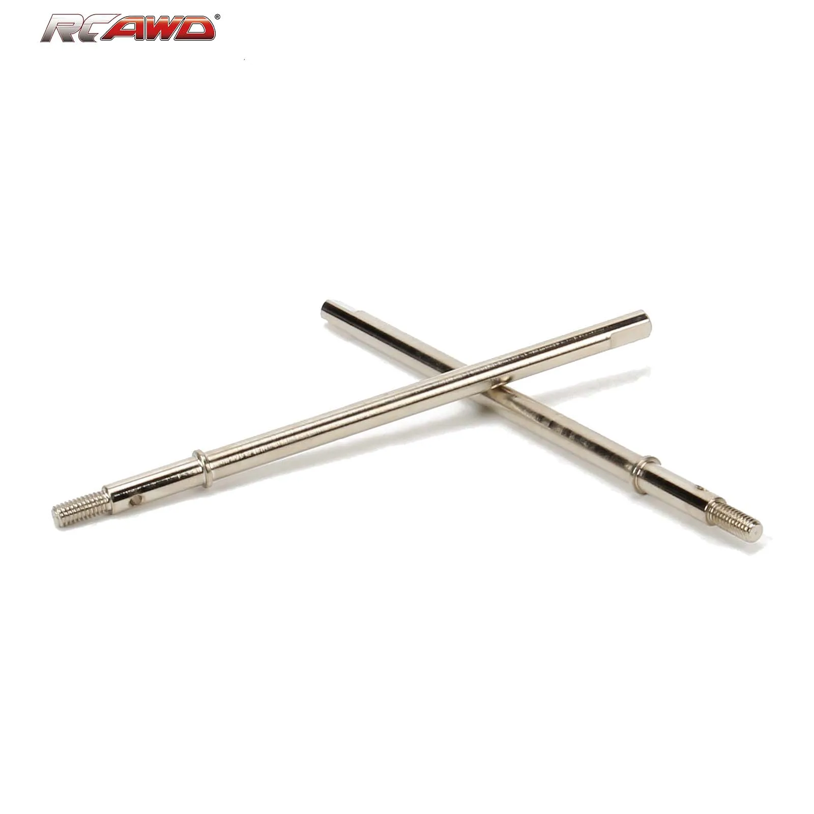 

RCAWD #45 Steel Rear Drive Shaft Axle 2PCS for 1/10 RGT 86100 FTX5579 Outback Fury RC Crawler Car Driveshaft‌ Upgrade Parts