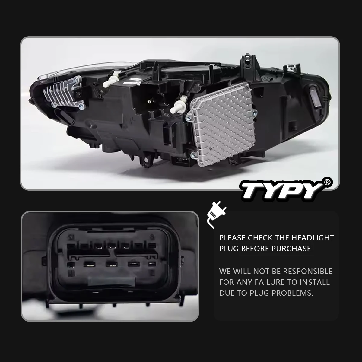 TYPY ヘッドランプ BMW F32 F36 M4 F82 LED ヘッドライト 2013-2019