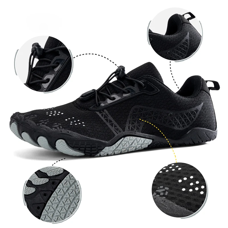 High quality wear-resistant wading shoes men's mesh surface light sports shoes women's non-slip hiking shoes