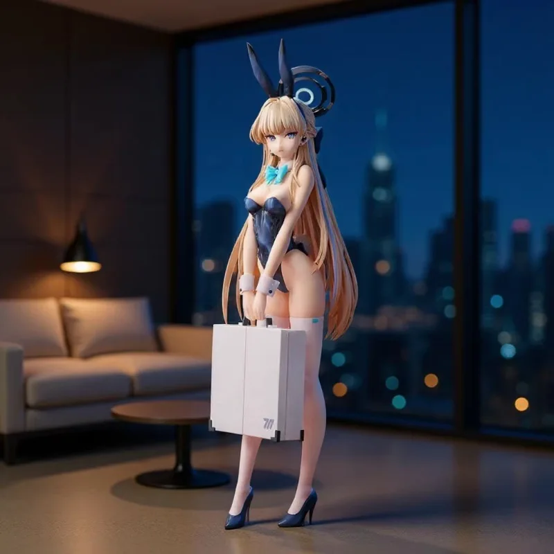 Blue Archive Asuma Toki Bunny Girl Figure 1/7 Scale Anime Girl PVC Action Figure Collectible Model Toy Desktop Decoration Gift view 5