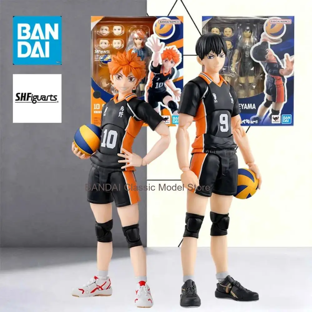 

Bandai Spirits S.H.Figuarts Haikyuu!! Набор - Подвижные фигурки Тобио Кагеямы и Шойо Хинаты 15,5 см со сменными лицами/руками