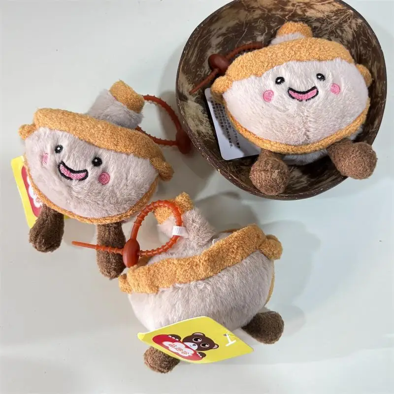 Porte-clés créatif en peluche et cuivre, paquet de 1/2 poupées en peluche, parfait pour pendentif de sac, décorations de sac à dos et cadeaux