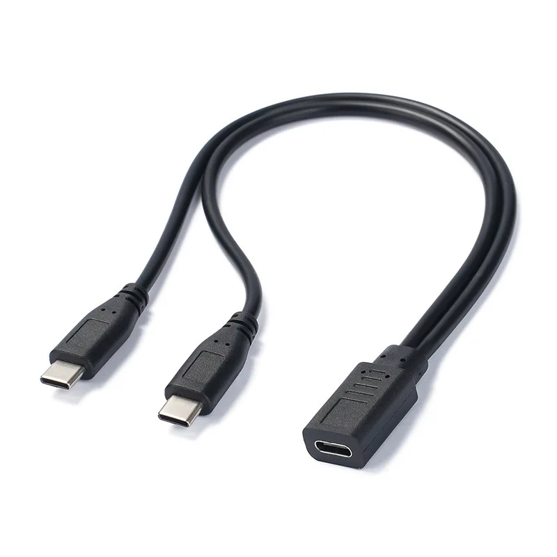 USB C Cable Splitter Type C 1 to 2 Extension Cable Wire for PC Phone Tablet 15W 3A Power Adapter Cord Charging Converter Line image 6
