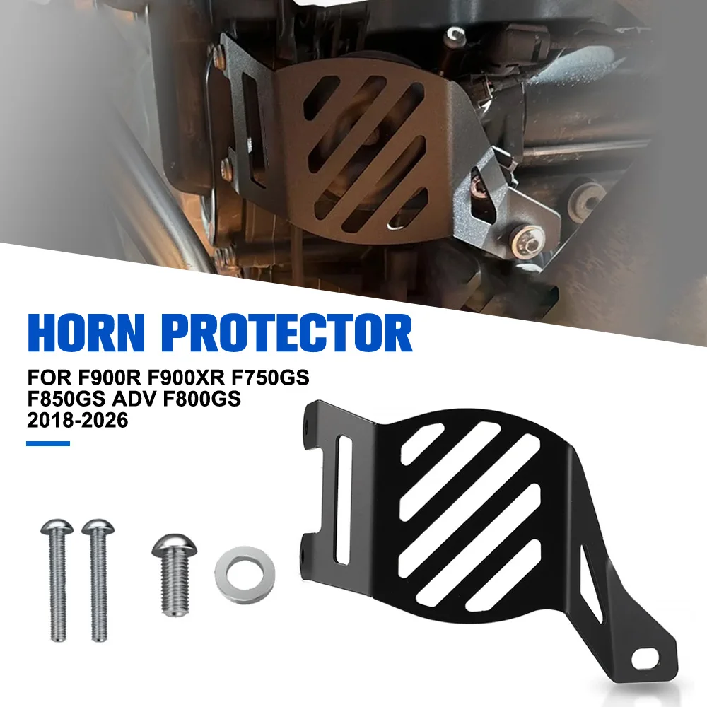 

Motorcycle Accessories Front Horn Protection Cover Speaker Guard For BMW F900R F900XR F750GS F850GS ADV F800GS 2018-2025 2026