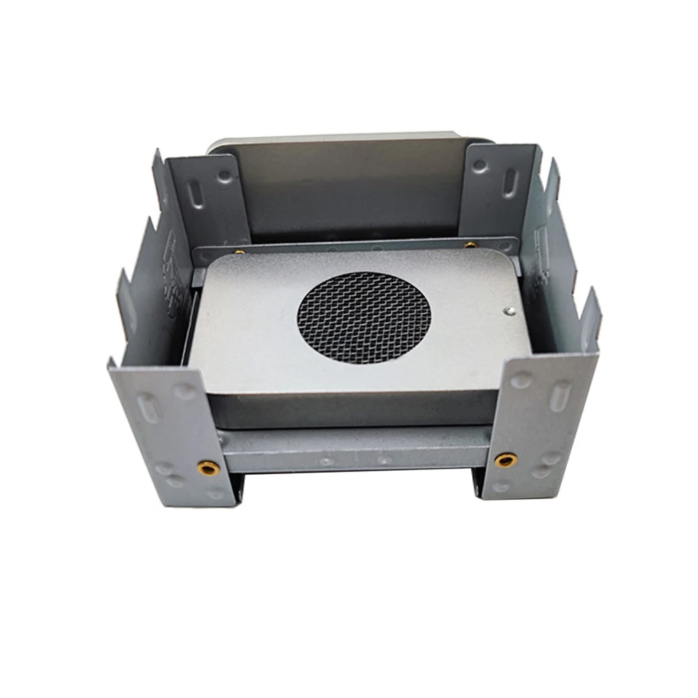 Outdoor Alcohol Stove Stainless Steel Camping Cooking Stove Portable Mini Solid Fuel Stove for Travel Hiking BBQ view 6