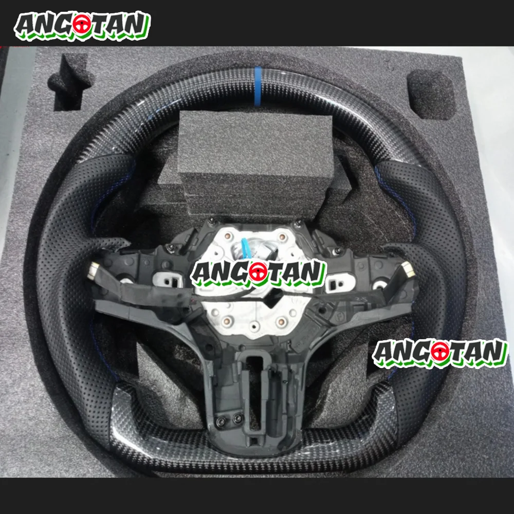 

Рулевое колесо из углеродного волокна для BMW G30 G20 G01 G02 G22 G29 G80 M2 M3 M4 M5 F90 F40 F44 F97 F98 F95 F96 с подогревом колеса