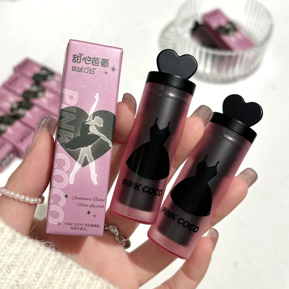 

Sexy Long Lasting Matte Lipstick Non-stick Cup Velvet Lip Tint Waterproof Lip gloss Women