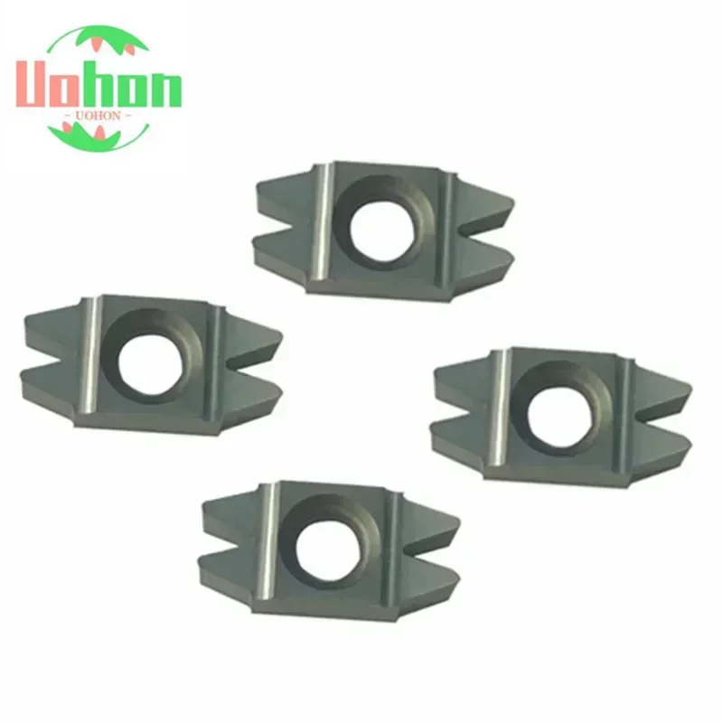 

5pcs PDL40-2.34mm 3.56mm 40 Angle Double Slot Belt Pulley Cutter Inserts Light Cutting Aluminum Blade CNC Grooving Inserts