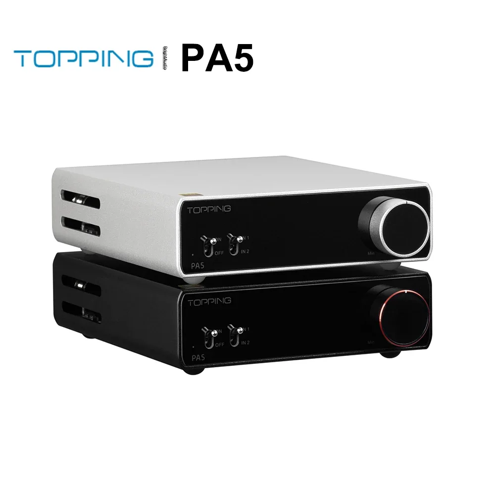 TOPPING PA5 Fully Balanced Power Hi-Res Headphone Amplifier Audio AMP 140W*2/125W*2 Output TRS*1 Input