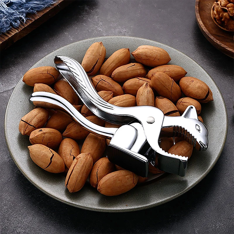 ^Squirrel Walnut Sheller Opener Pine Pecan Hazelnut Plier Quick Walnut Cracker Almond Nut Pecan Nuts Nutcracker Multifunctional