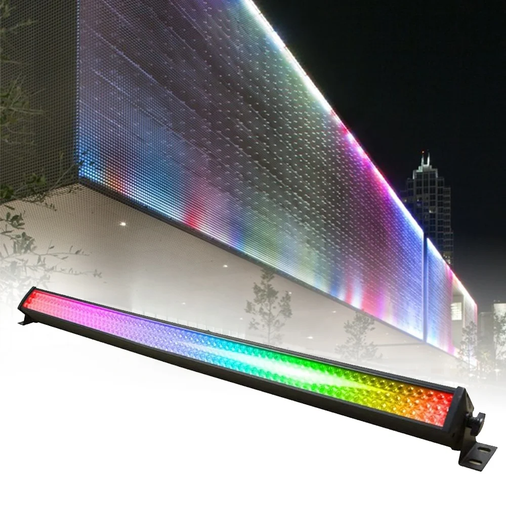 

Dimmable Outdoor RGB Wall Washer Light DMX Control IP65 Color Changing Exterior Linear LED for Wedding Church Party Stage