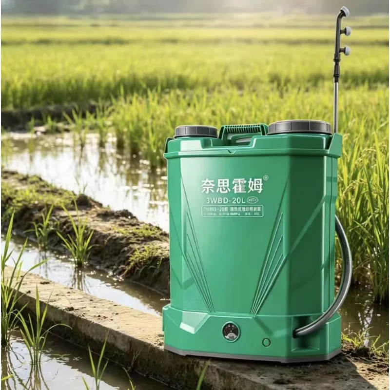 Naishome Lithium Battery Backpack Sprayer 20L Large Capacity Farm Electric Sprayer Factory Direct Mist Sprayer Water Spray