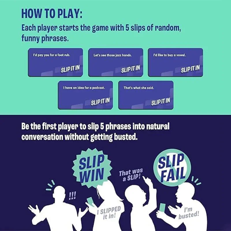 Slip It in | Quick to Learn & Play | Fun Party Game for Adults Ages 17+ | Perfect for Any Occasion