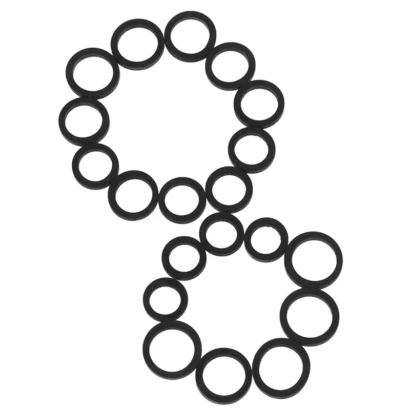20PCS Mixed Idle Tire Wheel Belt Loop Ldler Rubber Ring For Cassette Deck Recorder Tape Stereo Audio Player