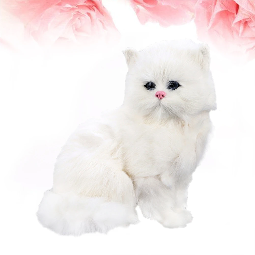 

Simulation Cat Decoration Gift for Friends Household Exquisitely Made Desktop Ornament Home
