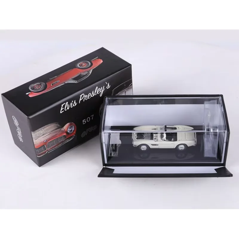 GFCC 1:64 Skala 1957 507 Roadster Alloy Symulacja modelu samochodu Kolekcja statyczna Dekorowane prezenty świąteczne Zabawki Prezent pamiątkowy