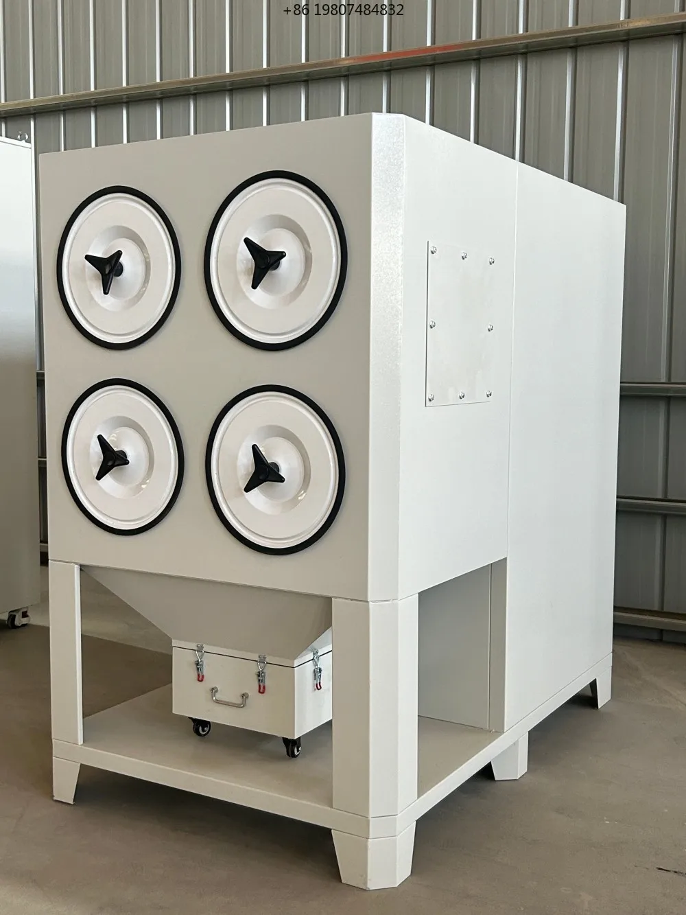 with Mobile Collection Box for Sandblasting Dust Control Portable Pulse Cartridge Dust Extractor