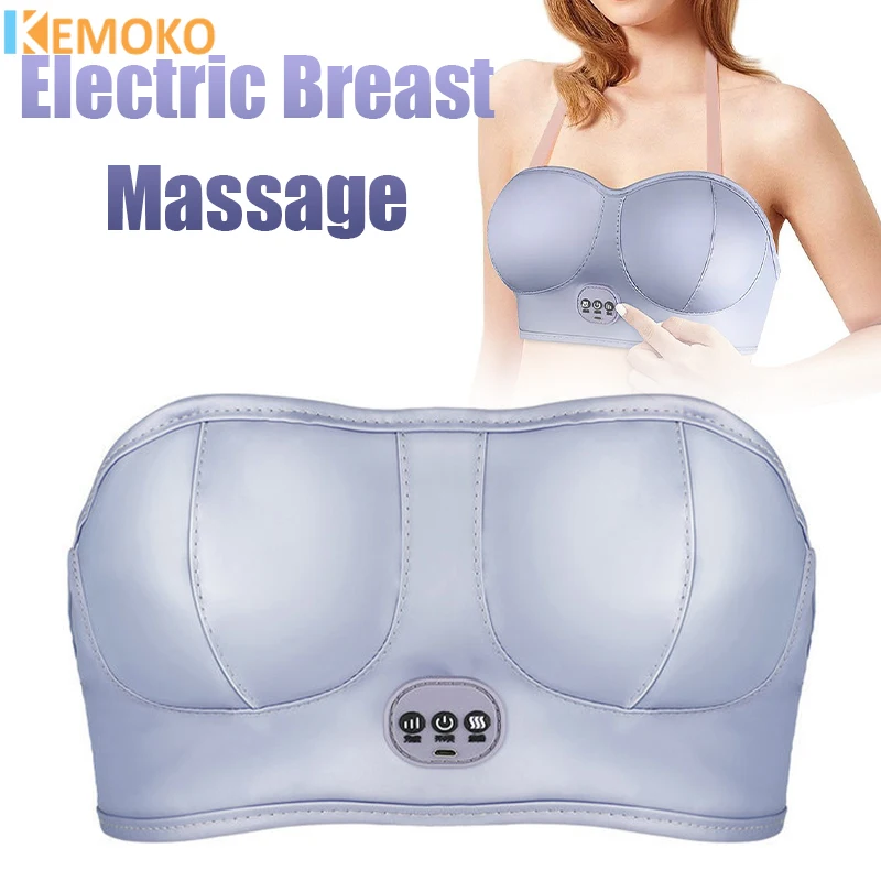 

Electronic Massage Bra Vibration Chest Underwear Massager Breast Enhance Stimulator Anti Sagging for Woman Girl Health Care