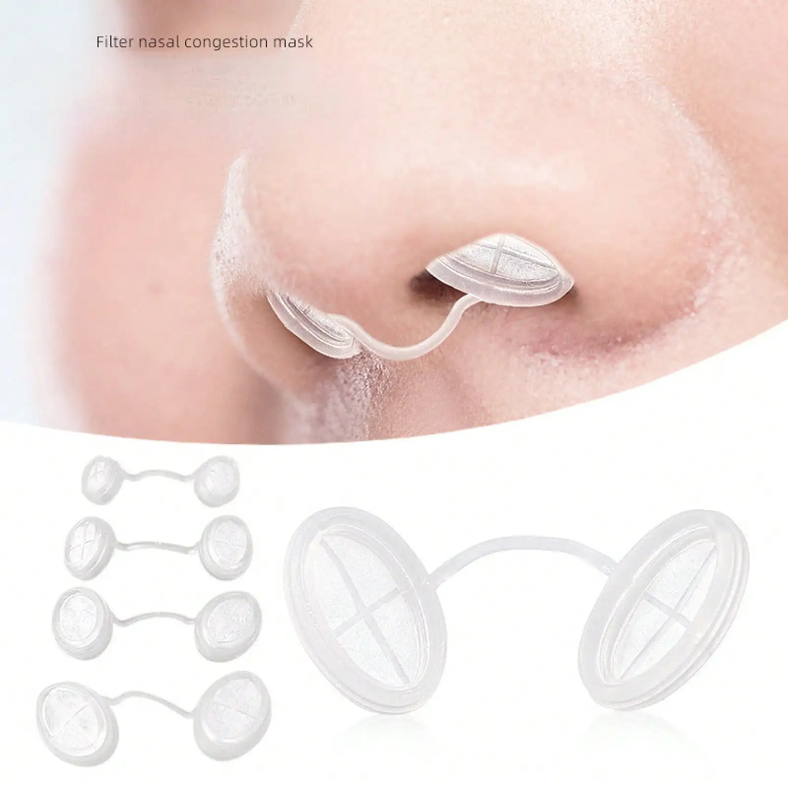 Disposable Invisible Filter Nasal Plug Cover, Nasal Expander, Anti-Dust, Dust And Smog Industrial Nasal Filter