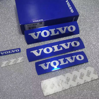 Car Front Grille Logo Sticker Steering Wheel Decoration Decals For Volvo Rdesign Polestar AWD V50 S60 XC60 S40 XC40 XC90 V60 S80