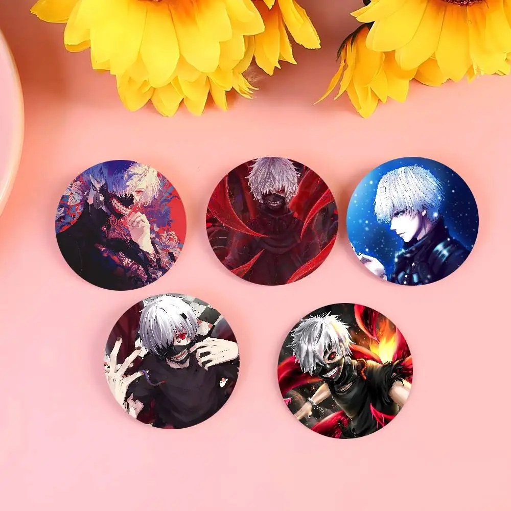 Insignias de Tokyo Ghoul Ken Kaneki, alfileres creativos de hojalata suave, broche con icono de Animal, insignia para mochila, accesorios, Pin