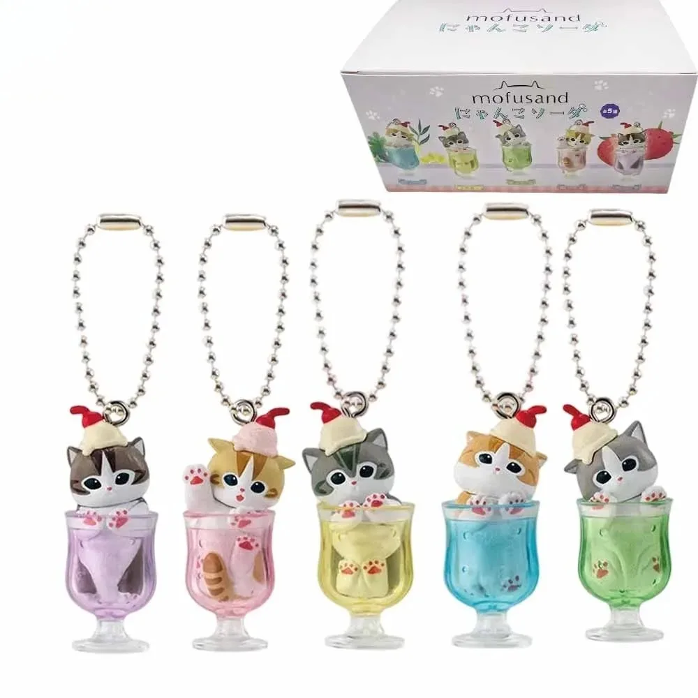 Bandai Mofusand Actiefiguren Model Leuke Kat Ornament Officiële Echte Gashapon Hangende Ornamenten en Hangers