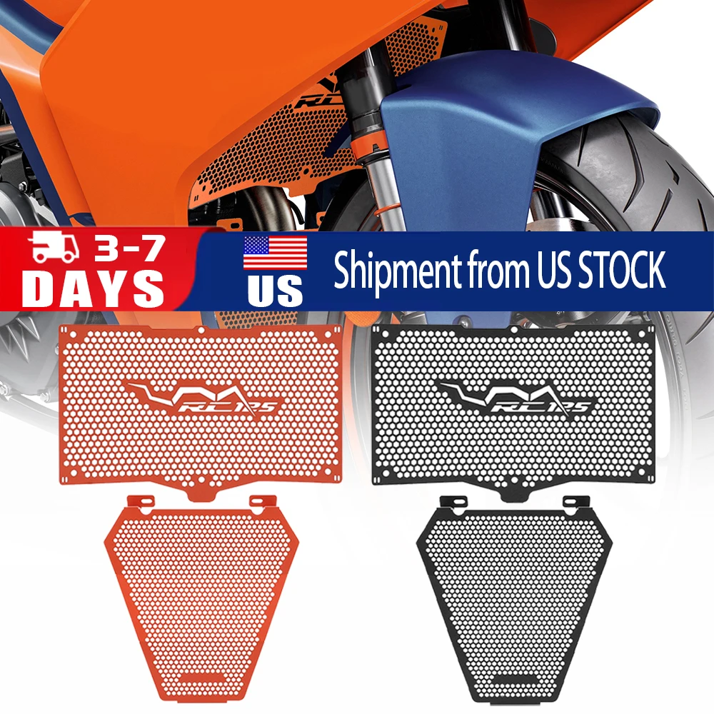 

2025 мотоцикл для KTM RC125 RC 125 2022 2023 2024, аксессуары с ЧПУ, алюминиевая защита радиатора, защитная решетка, крышка