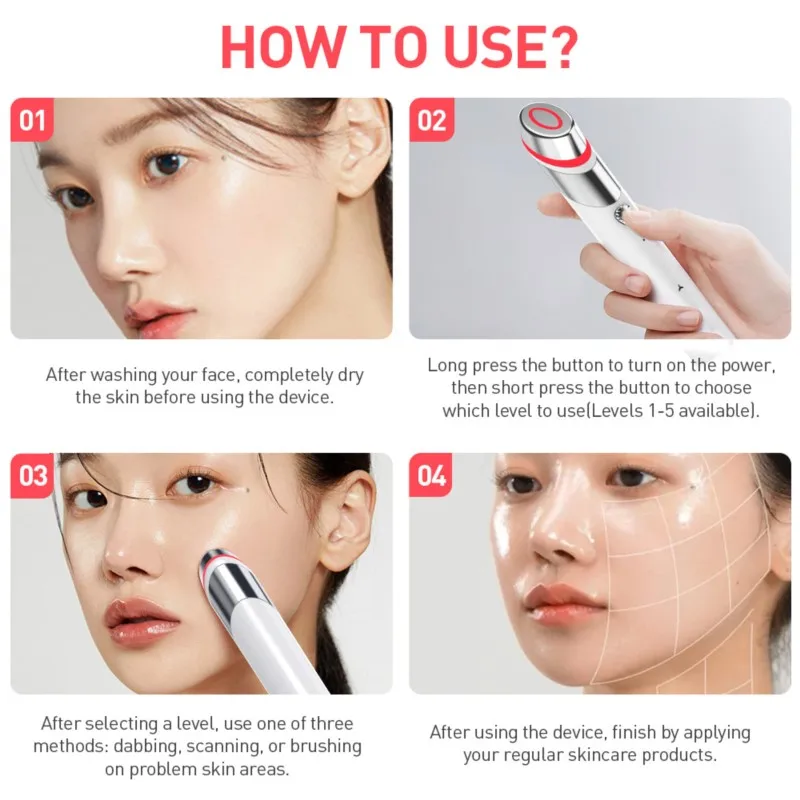 Age-R Booster H cuidado de la piel dispositivo de belleza Facial para el hogar herramientas para el cuidado de la piel Facial terapia de cuidado Facial antienvejecimiento