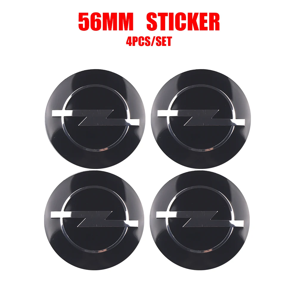 4Pcs 56/60mm Original Car Wheel Center Hub Caps Dust Cover Sticker For Opel OPC Astra G H J K F Corsa D Zafira B Insignia Mokka