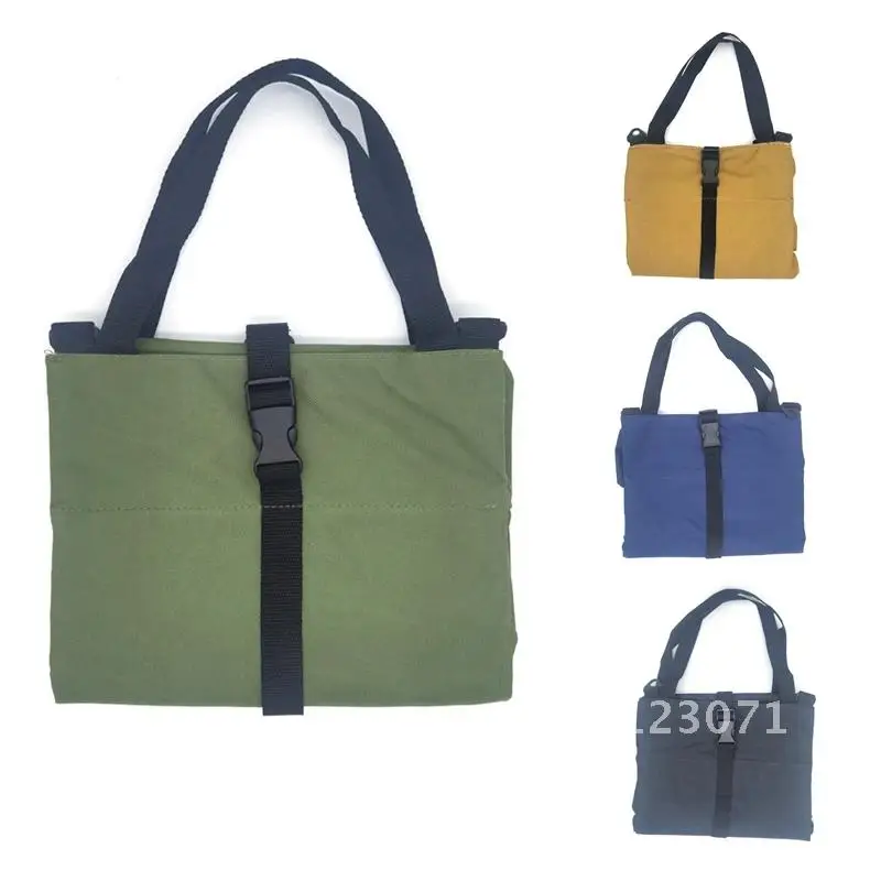 

Canvas Tool Bag Roll Tool Multi-Purpose Tool Repair Tools Wrench Screwdriver Roll Pouch Hanging Tool Zipper Storage Bag