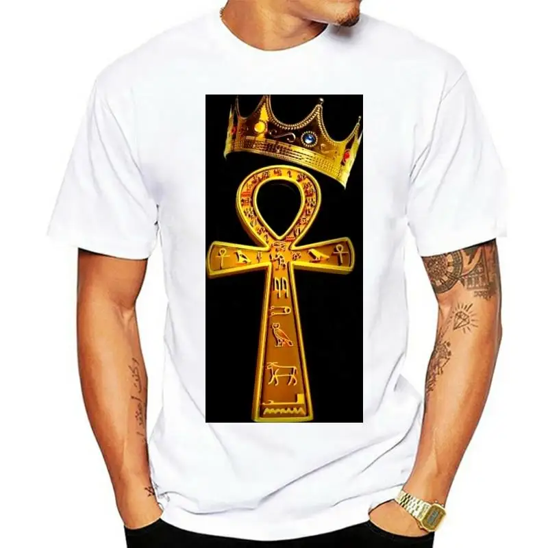 Black Lives Matter Ankh Symbol Black Men Cotton T Shirt S 3Xl