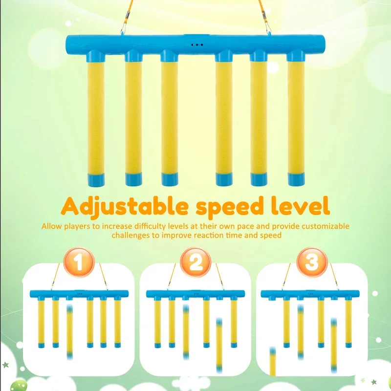 Reaction Reflex Challenge Game Catching Falling Sticks Hand Eye Coordination Skill Game for s Kids Family Party