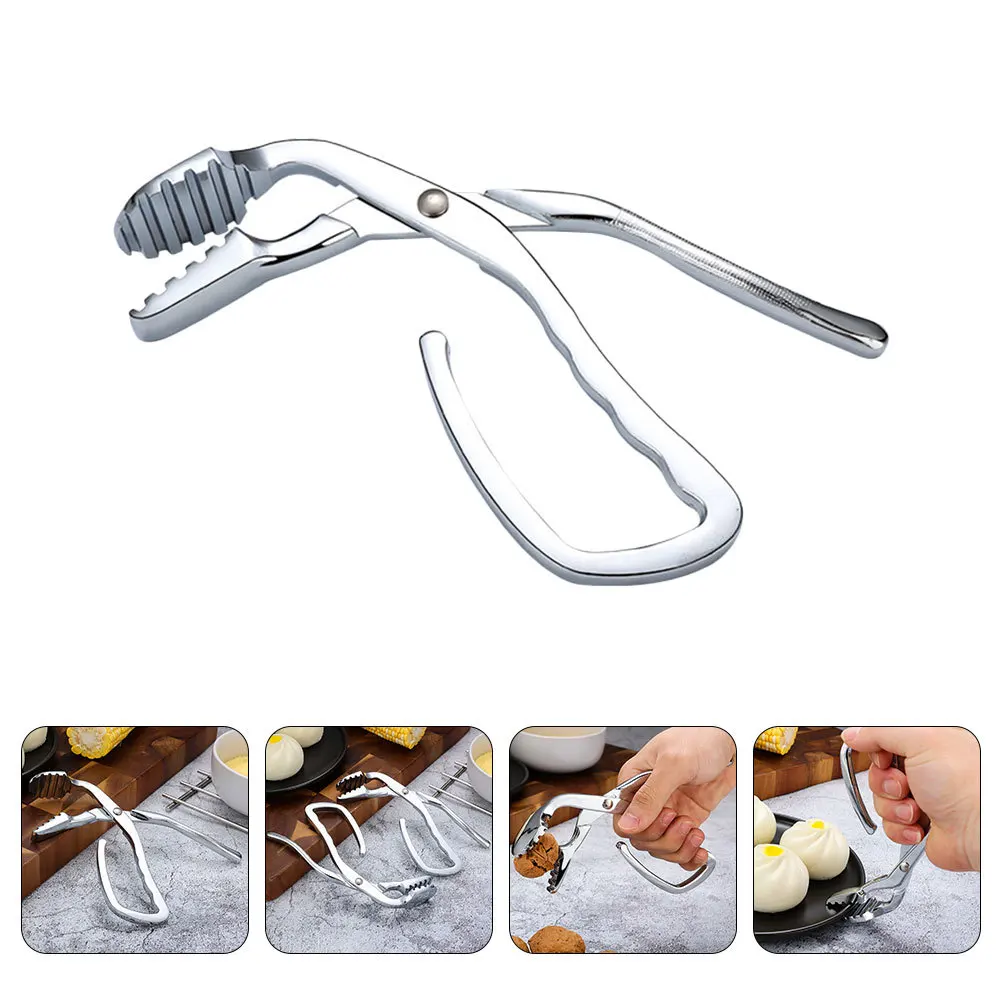 

Zinc Alloy Anti-Scalding Bowl Clip Dish Lifter Multi-Function Kitchen Gadget Non-Slip Hot Dish Clip Heat-Resistant Plate Clamp