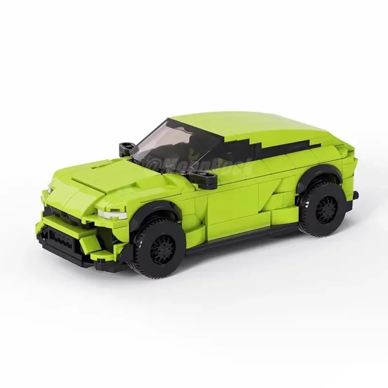 Building Block MOC-138159 Supercar Model 8 Grid Car Ornaments 348PCS Puzzle Education Children's Birthday Christmas Toy Gift