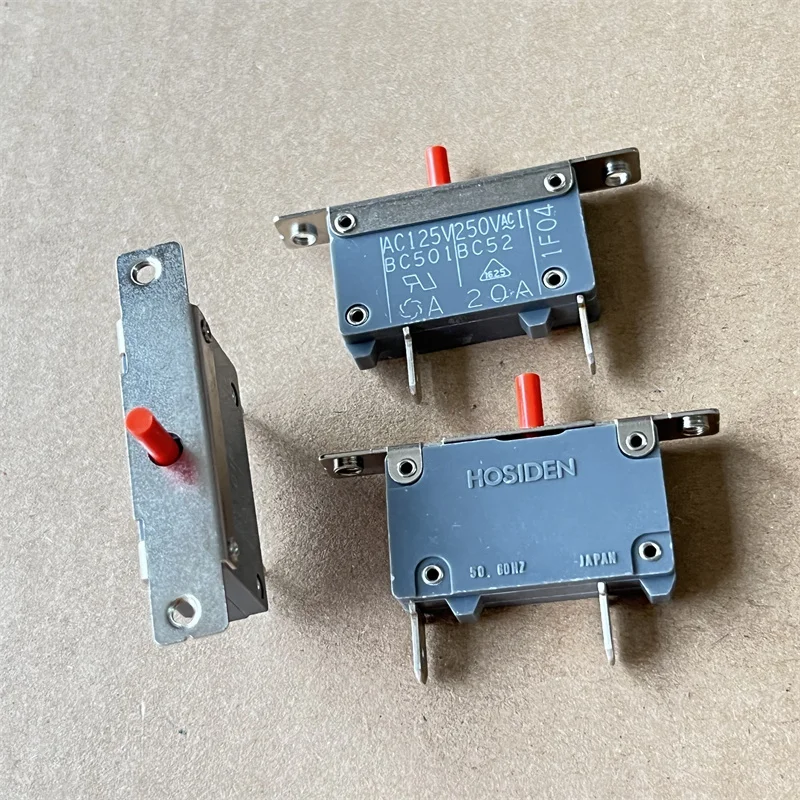 2PCS BC501 AC125V 20A imported HOSIDEN overload protector BC52 AC250V 20A circuit breaker,