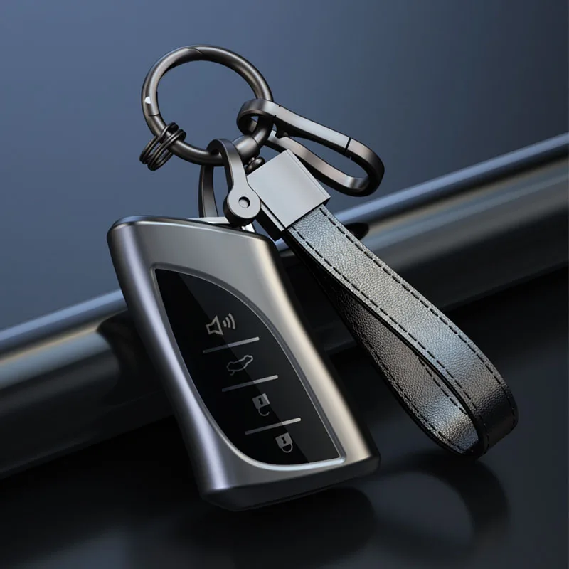 Chave do carro caso tampa Shell titular Keychain para Lexus, UX250, UX260, Es, Es350, UX200, UX250h, ES200, ES300h, US200, US260h, 2018-2020