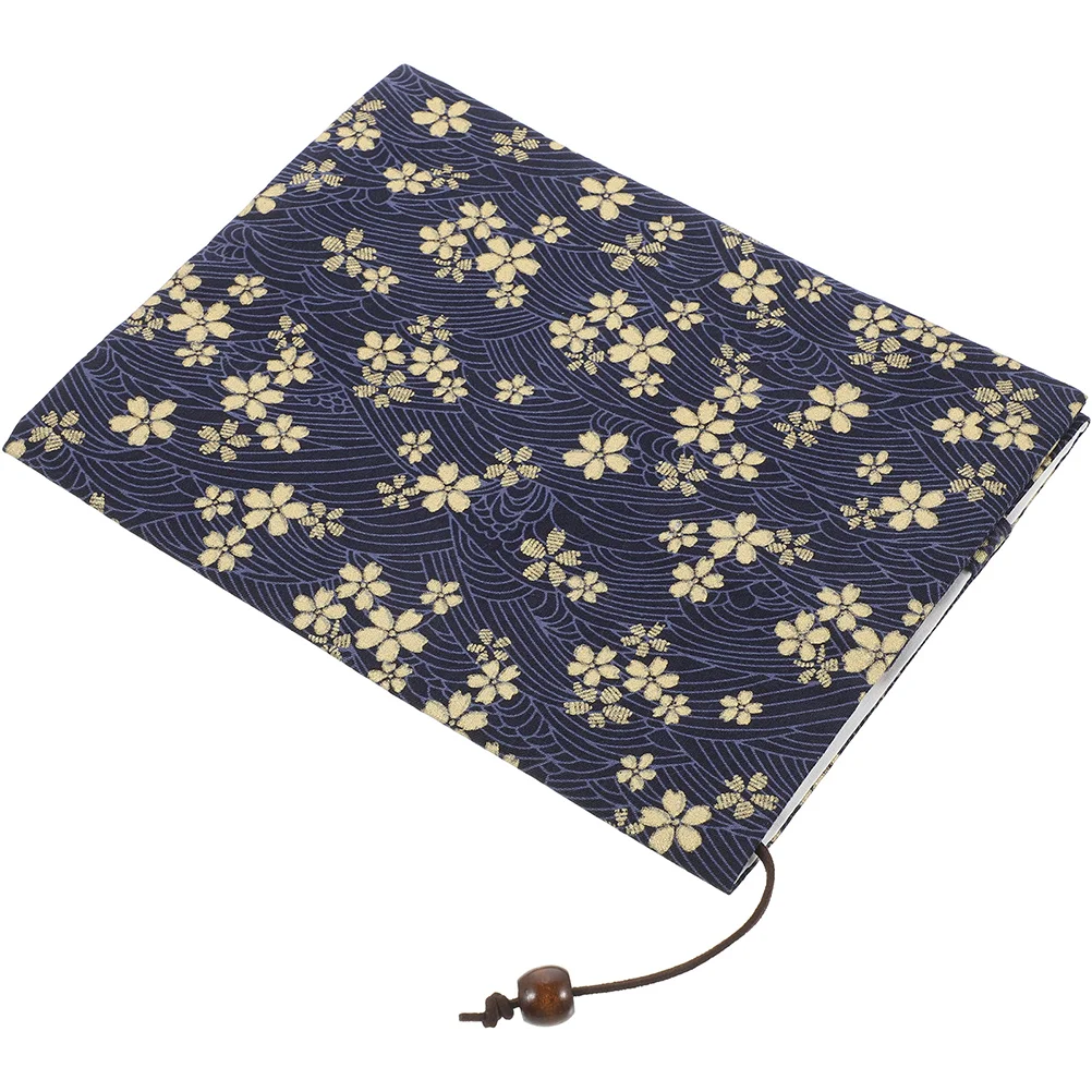 

Book Cover Creative Protector Protective Sleeve Books for Student Navy Cloth Decor Ornamental Hand-made