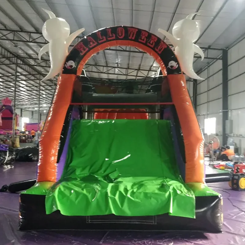 Halloween Pumpkin Inflatable Obstacle Course