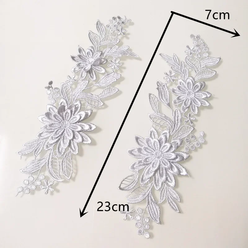 10pieces/lot Soluble Exquisite Lace flower DIY Bridaltiara Wedding Shoes Wedding Dress Decoration Materials RS803-2