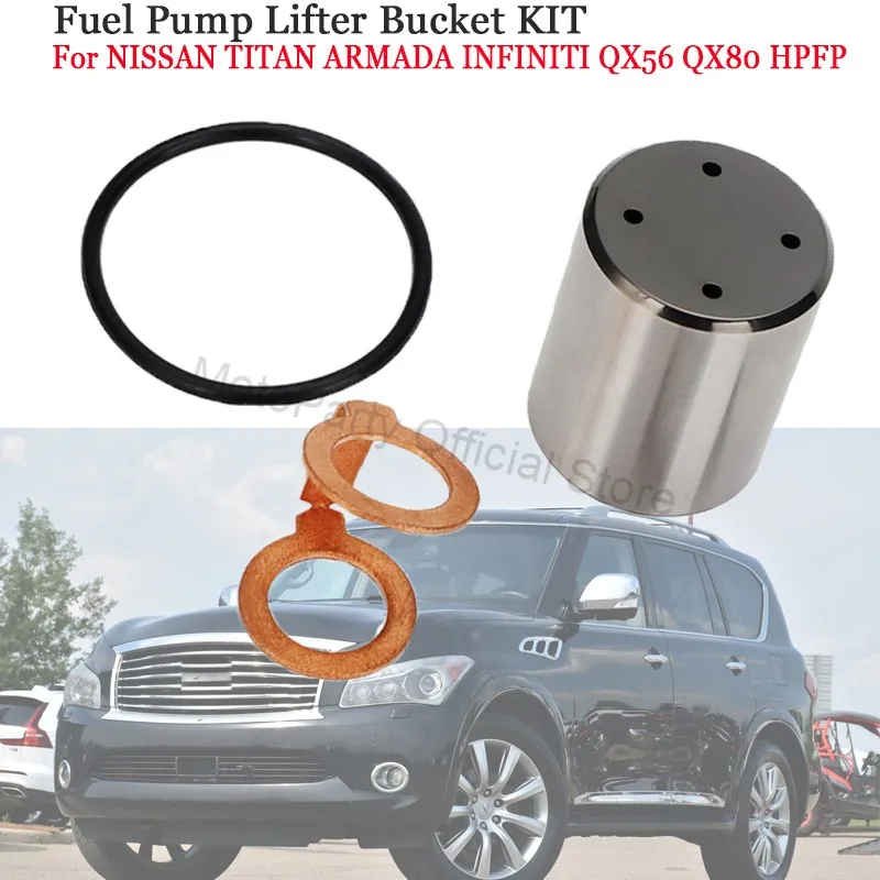 hpfp-燃料ポンプリフターバケットキット-日産-qx56-qx80-タイタン-アルマダ-インフィニティ-13231-1mc5e-16618-1la0d-純正