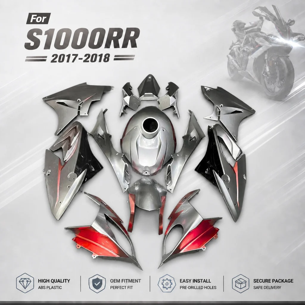 

Custom Racing Fairings for BMW S1000RR 2017 2018 S1000 RR ABS Plastic Motorcycle Body Kit Upgrade Perfect Fit Aftermarket Parts