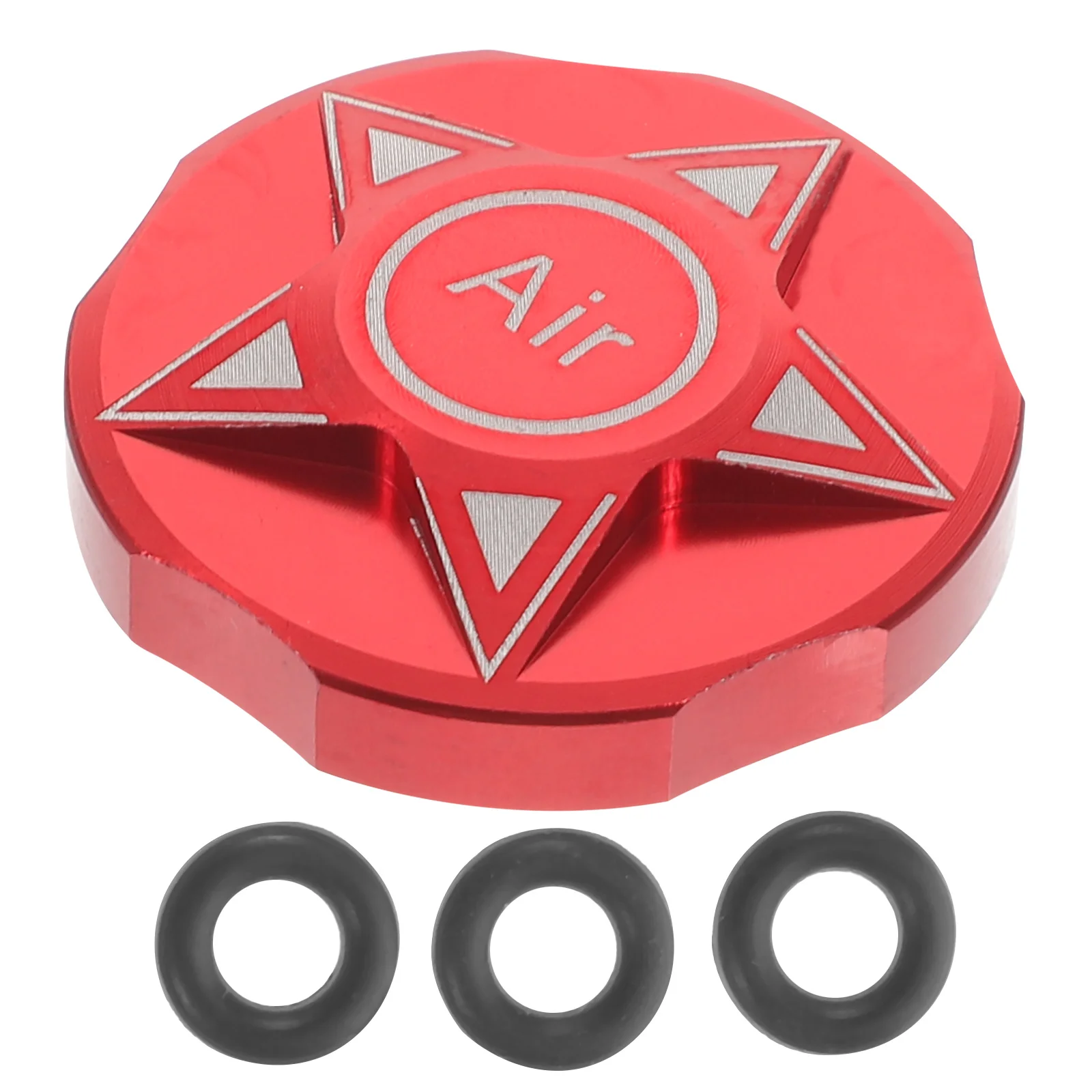 Cubierta de hombro para horquilla delantera de bicicleta de montaña, aleación de aluminio, duradera, ligera, diseño hueco, fácil de instalar, práctica tapa de horquilla para bicicleta