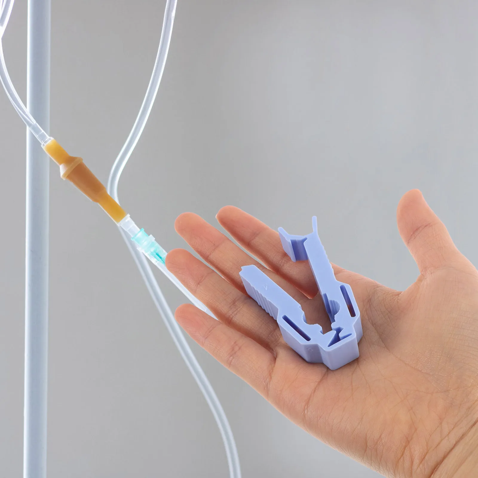 

3Pcs Peritoneal Dialysis Tubing Clamps Clips for Secure Grip Portable Liquid Regulation Device