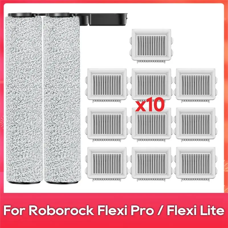 ABCA-For Roborock Flexi / Flexi Pro / Flexi Lite / A20 / A20 Pro / A20 Air Soft Brush Filter Vacuum Cleaner Parts Accessories