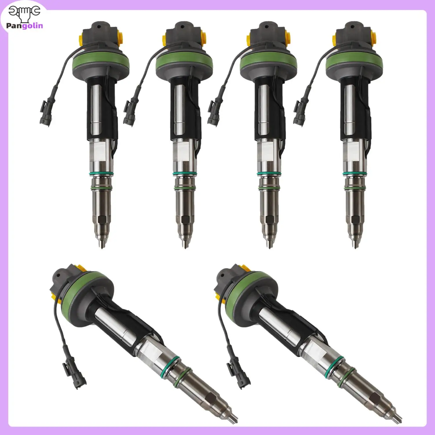 6pcs Diesel Fuel Injector F00BJ00001 Y431K05392 For Cummins QSK19 QSK38 QSK50 2867147 2867148