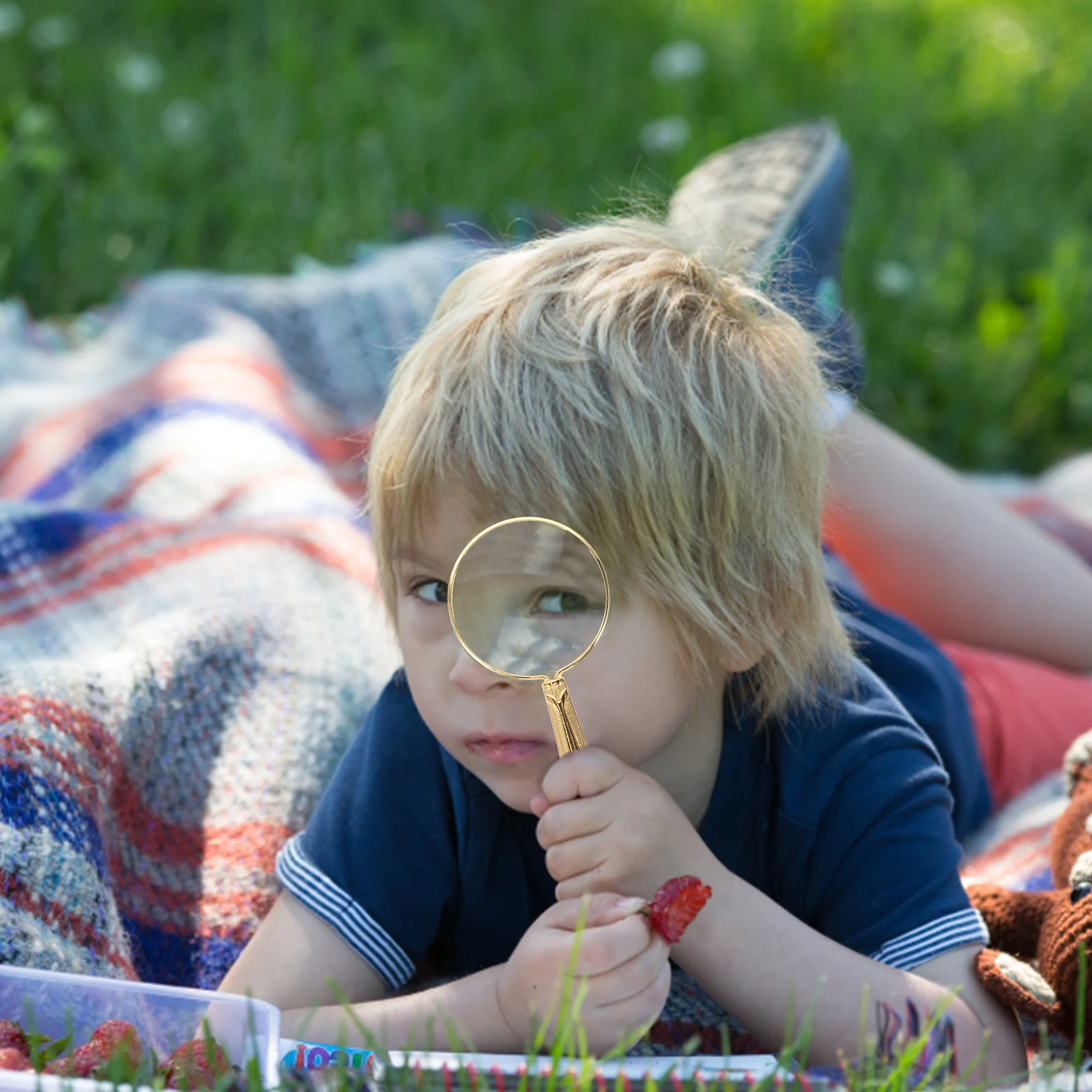 

Kids Handheld Magnifying Glass Portable Kids Outdoor Exploration Toddler Explore Magnifier Science Observation Tool
